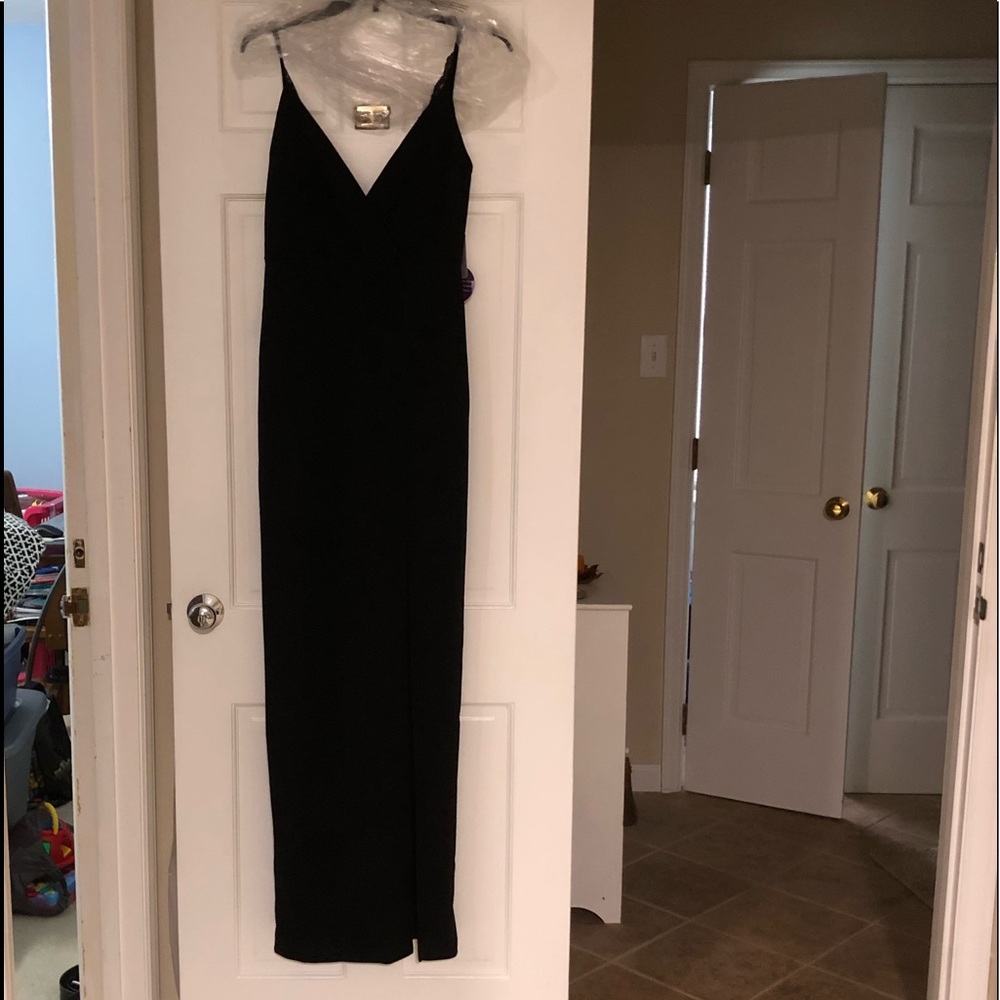 Long black dress